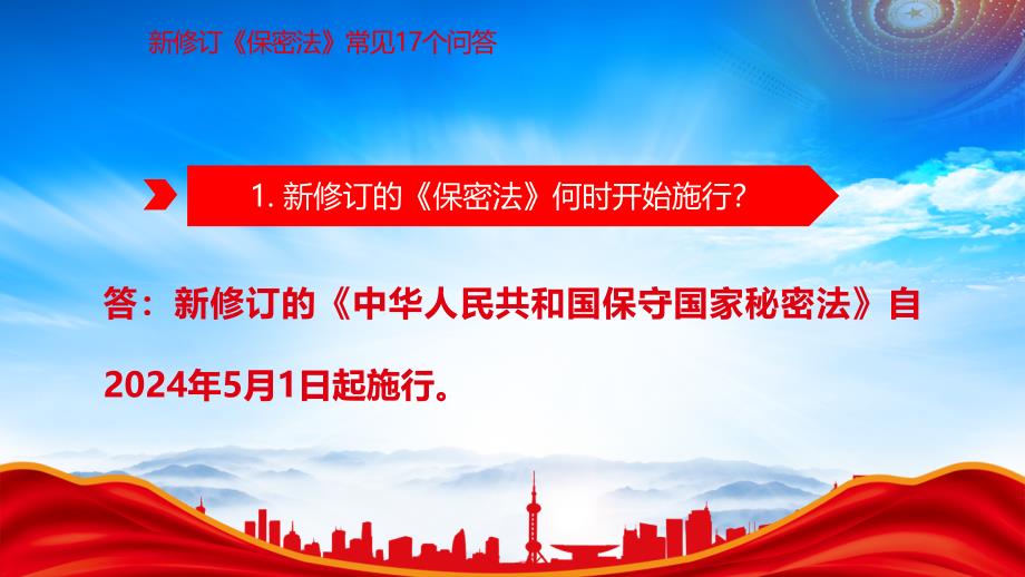 新修订《保密法》常见17个问答学习_第2页