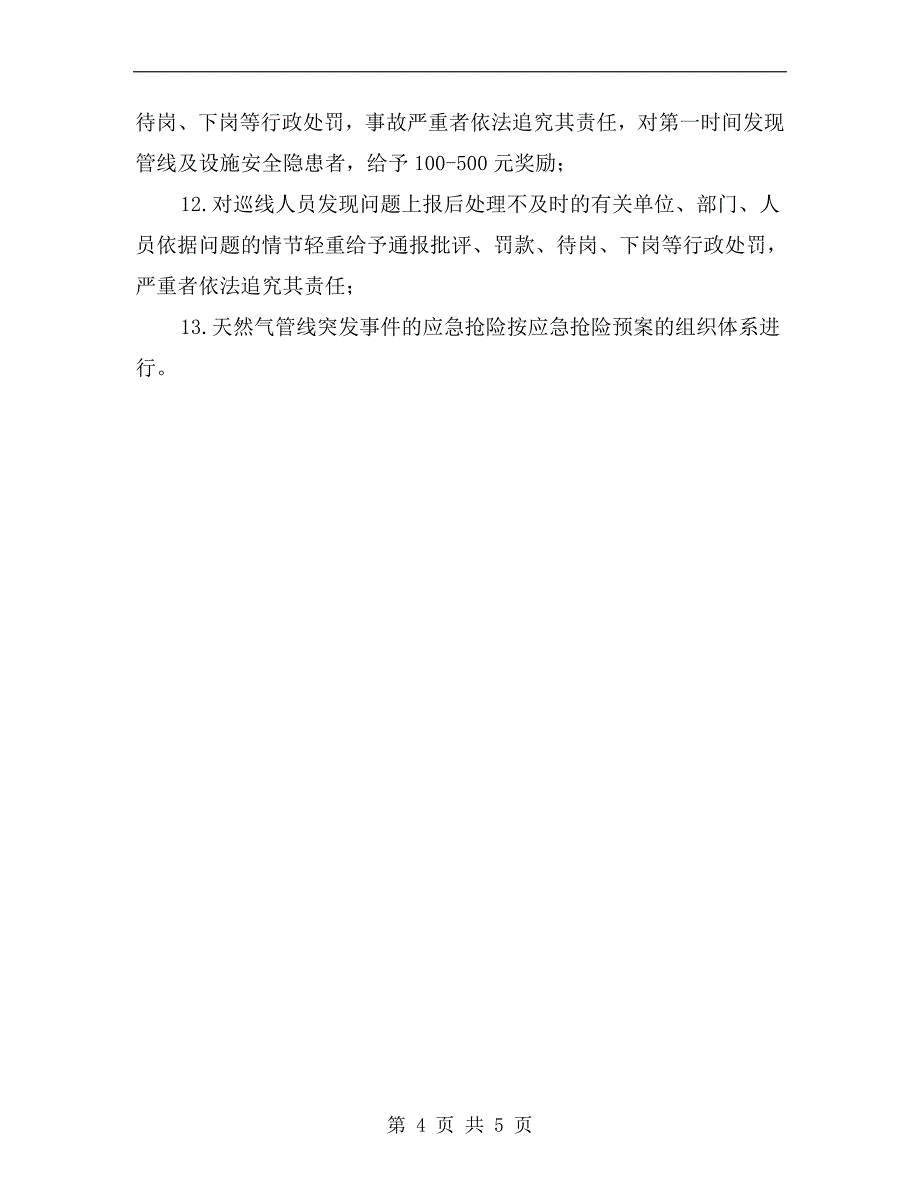 天然气管网设施巡视检查管理制度_第4页