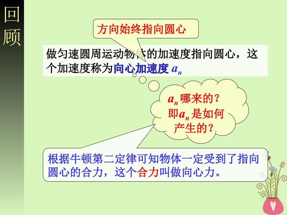 河北省邢台市高中物理 第五章 曲线运动 5.6 向心力课件 新人教版必修2_第3页