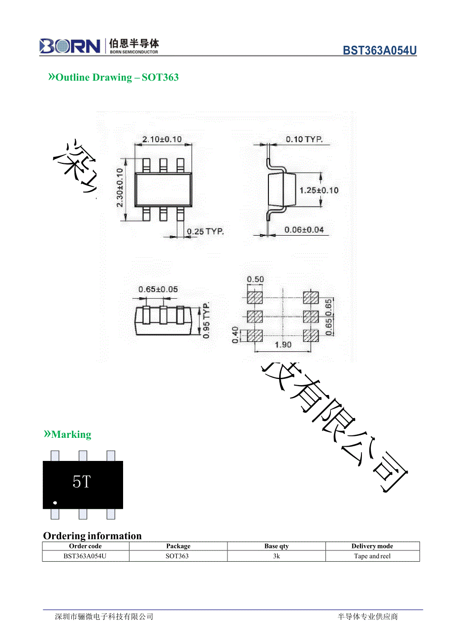 bst363a054u sot-363 贴片tvs二极管参数-伯恩tvs管_骊微电子.docx_第4页