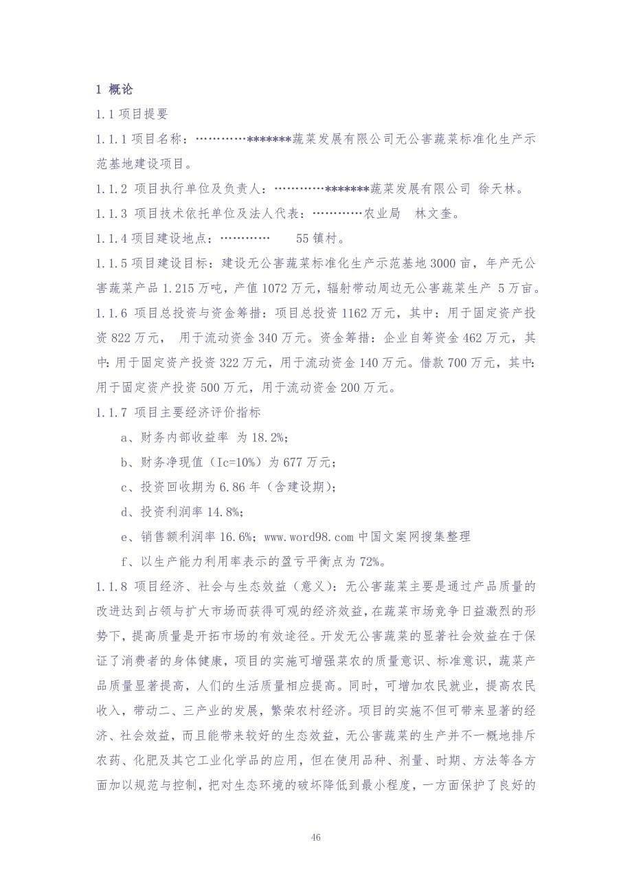 无公害蔬菜可行性报告（天选打工人）.docx_第5页